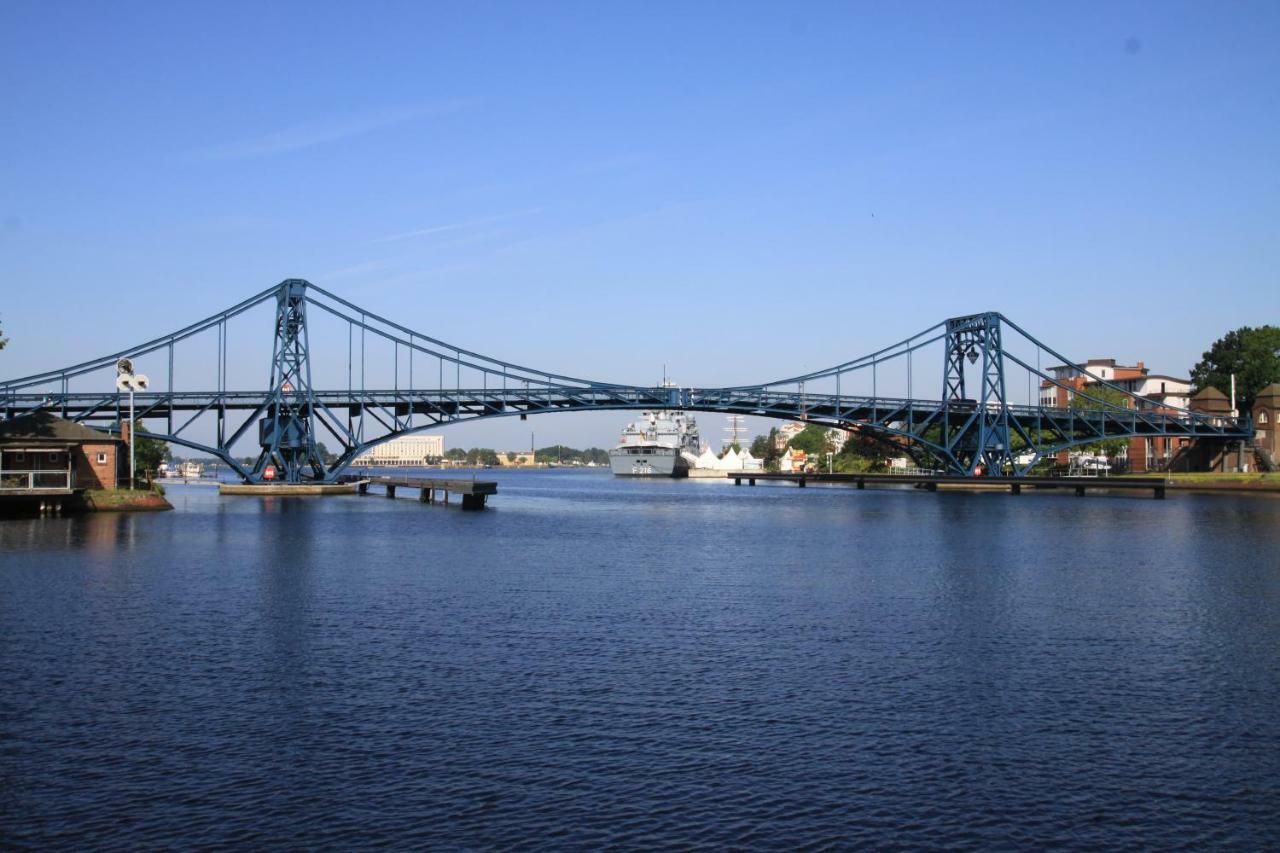 Kapitanswohnung Kaiser Wilhelm Brucke Wilhelmshaven Dış mekan fotoğraf